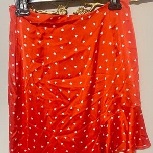 Forever 21 heart skirt
